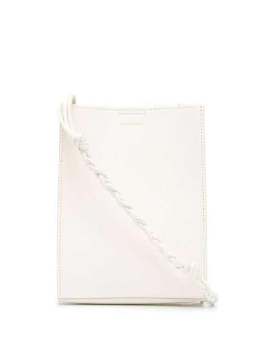 White Tangle Small Leather Cross Body Bag