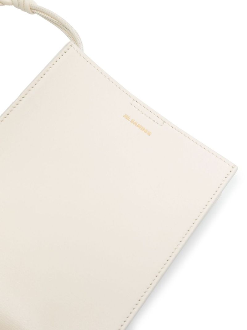 White Tangle Small Leather Cross Body Bag