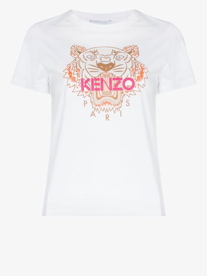 White Tiger Cotton T-shirt