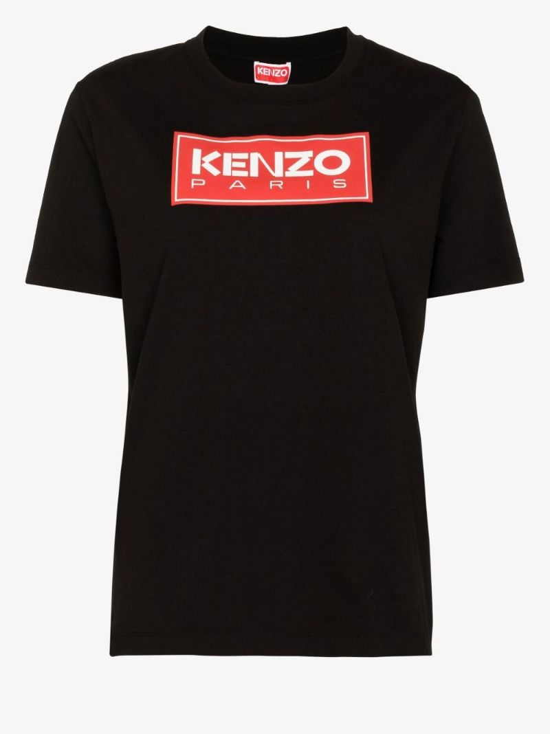 Black Logo Print T-shirt