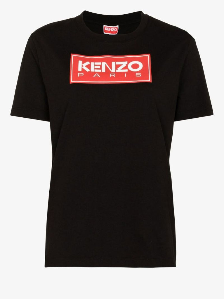 Black Logo Print T-shirt