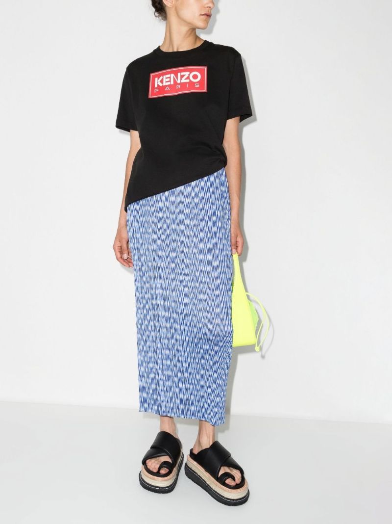 Black Logo Print T-shirt