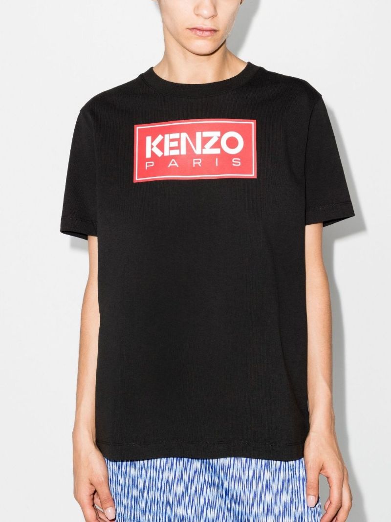 Black Logo Print T-shirt