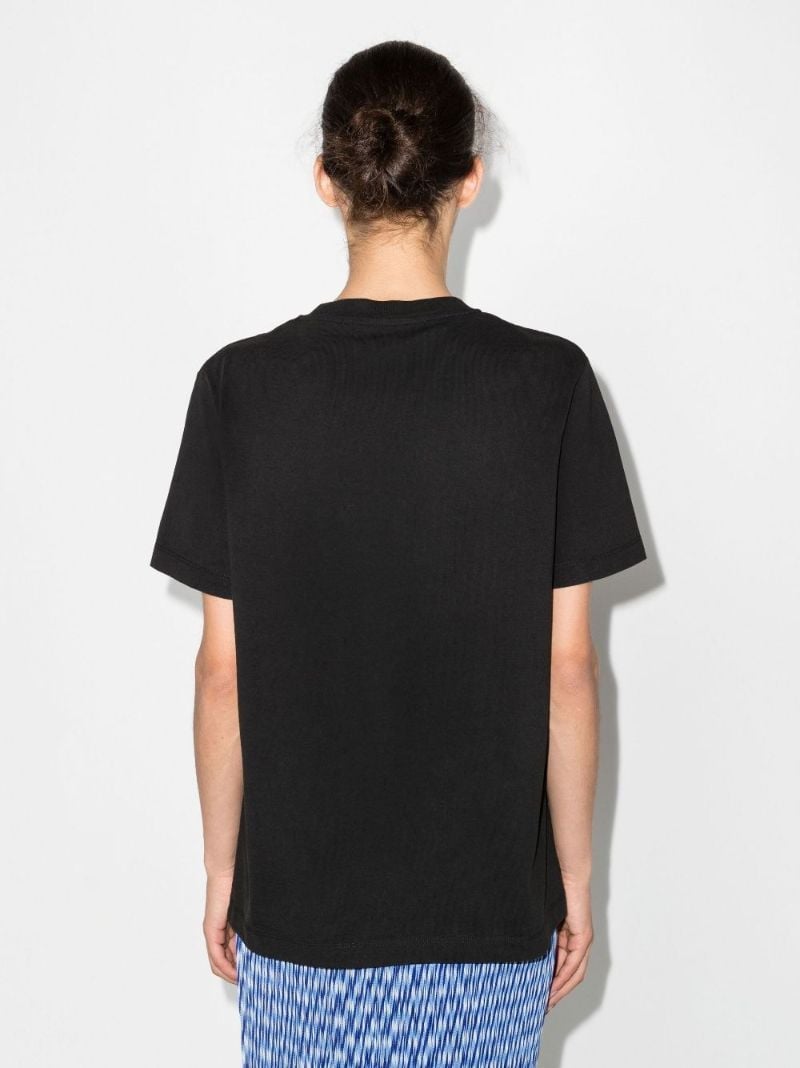 Black Logo Print T-shirt