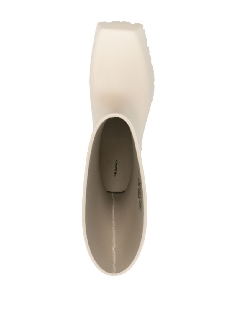 Neutral Trooper Rubber Ankle Boots