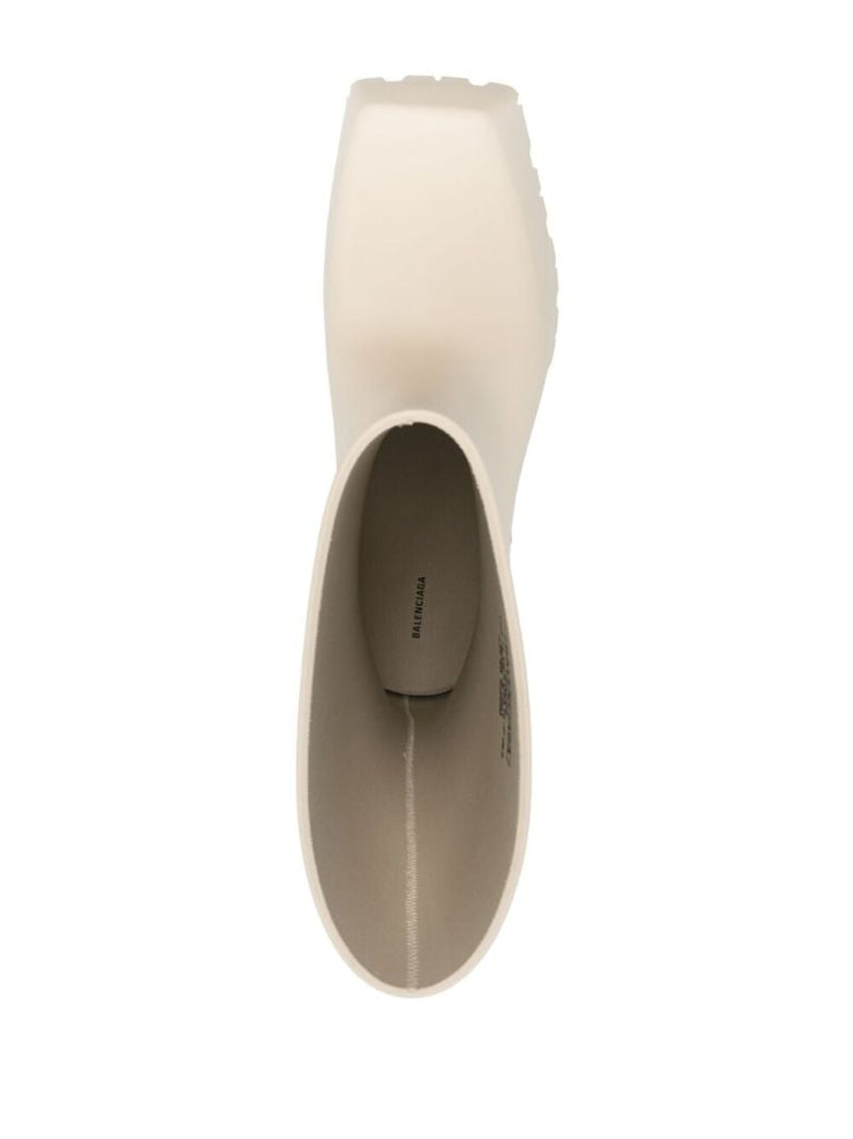Neutral Trooper Rubber Ankle Boots