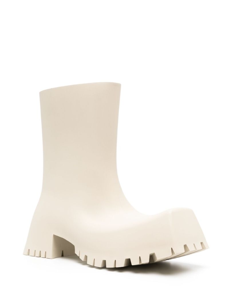 Neutral Trooper Rubber Ankle Boots