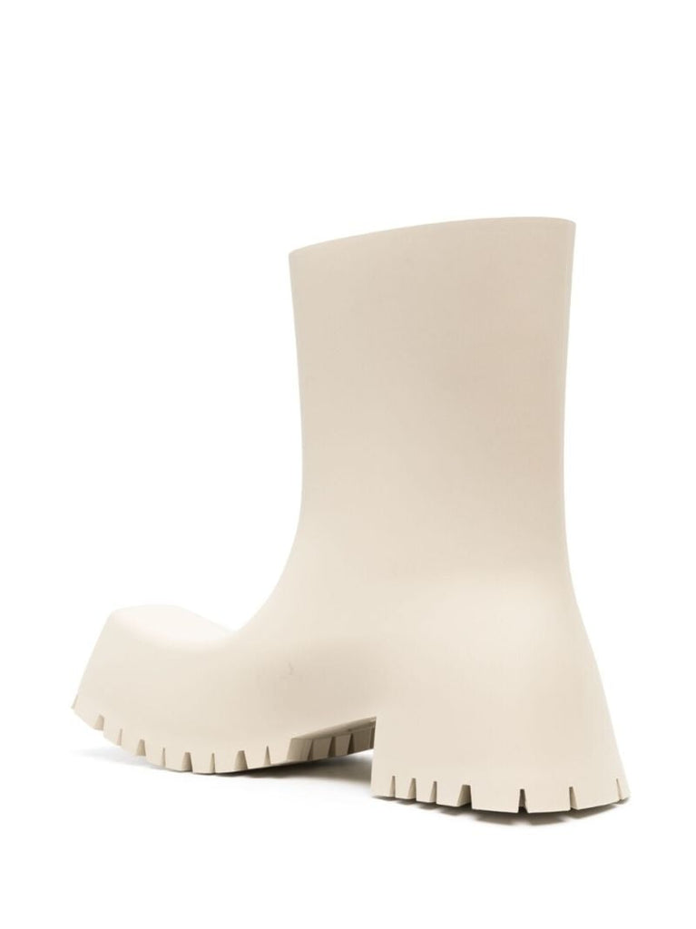 Neutral Trooper Rubber Ankle Boots