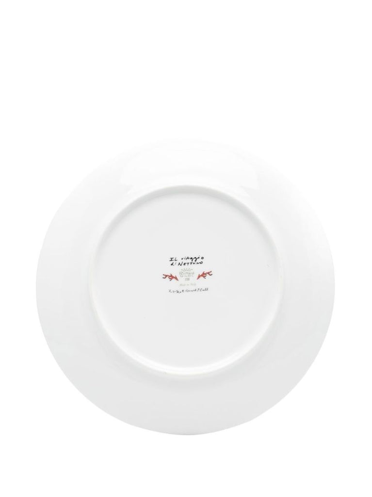 X Luke Edward Hall Pink Il Viaggio Di Nettuno Porcelain Charger Plate