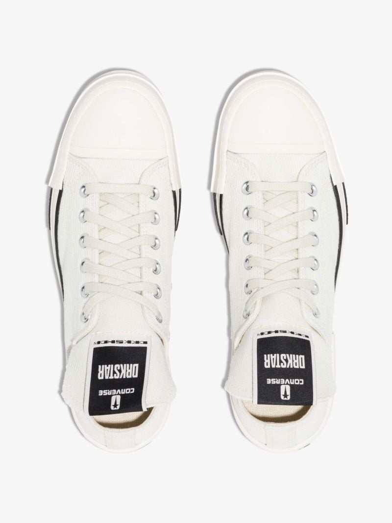 X Converse White Drkstar Low Top Sneakers