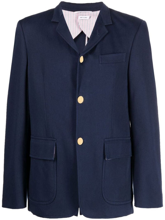 Blue Rwb Stripe Tailored Blazer