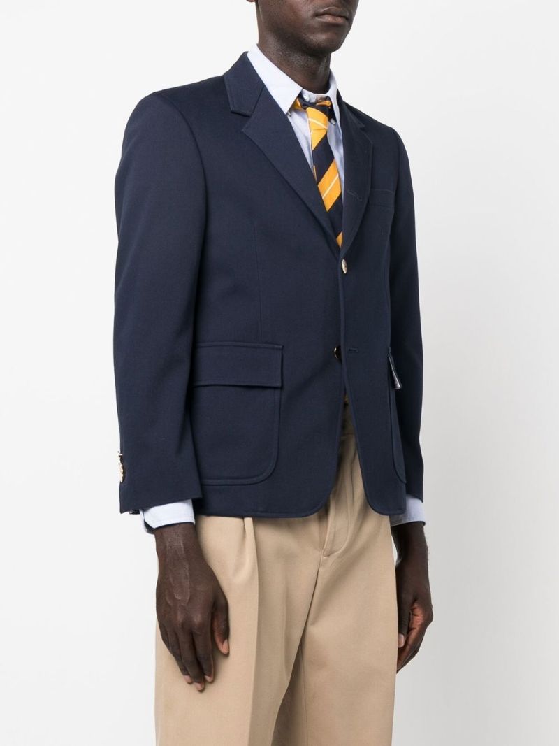 Blue Rwb Stripe Tailored Blazer