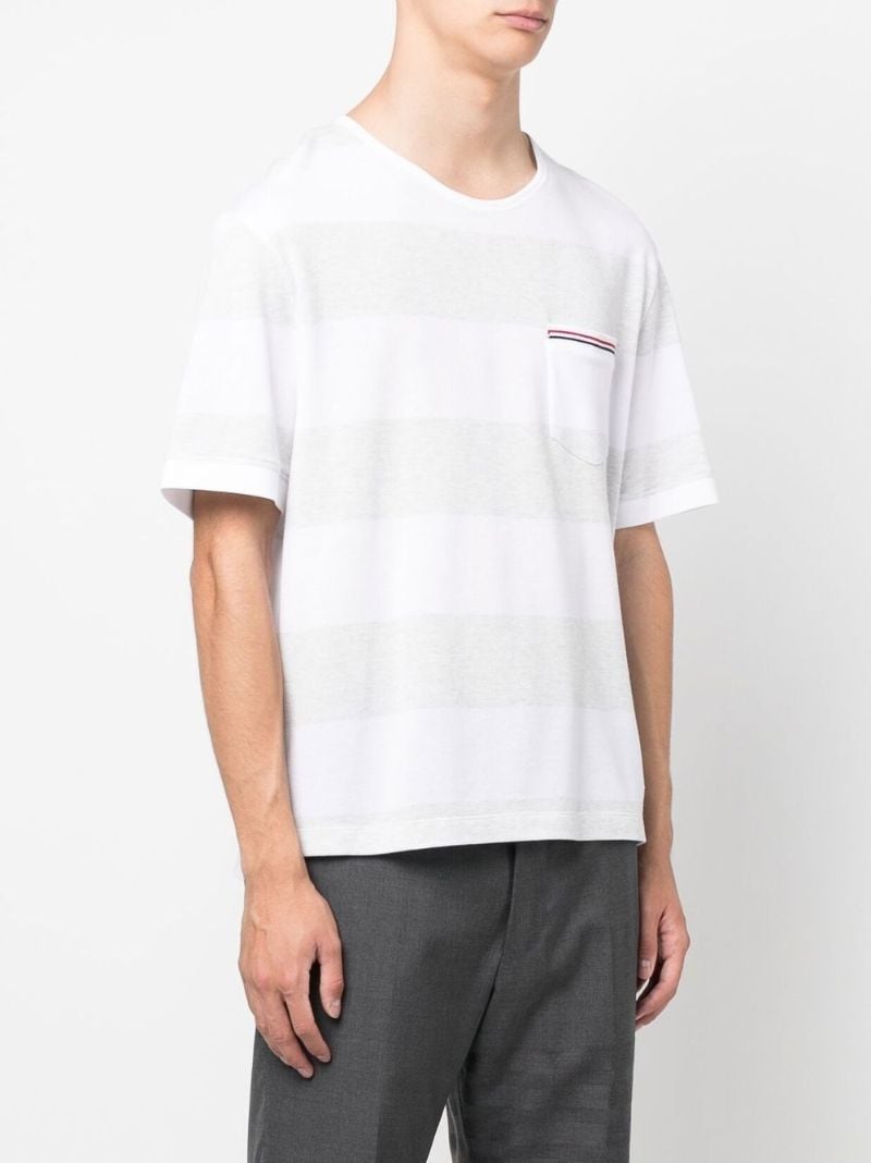 White Rwb Striped T-shirt