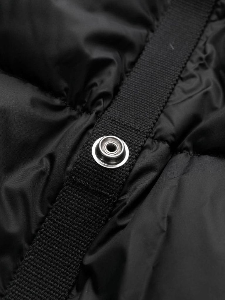 Black Sleeveless Puffer Coat