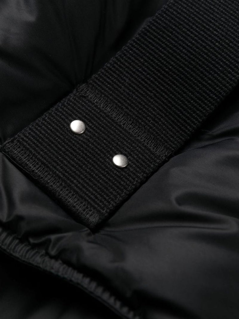 Black Sleeveless Puffer Coat