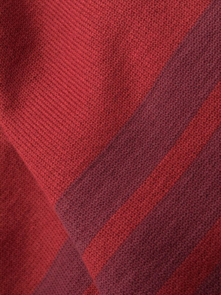 Red 4-bar Stripe Track Pants