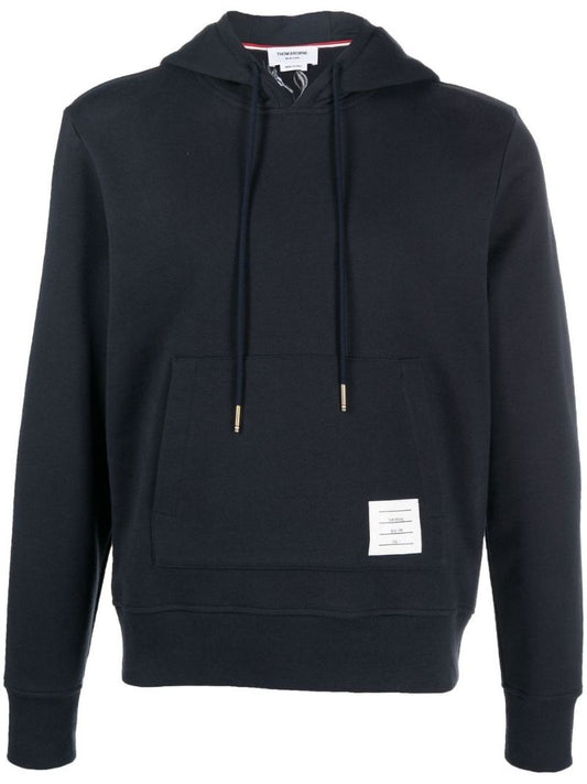 Blue Floral Embroidered Hoodie