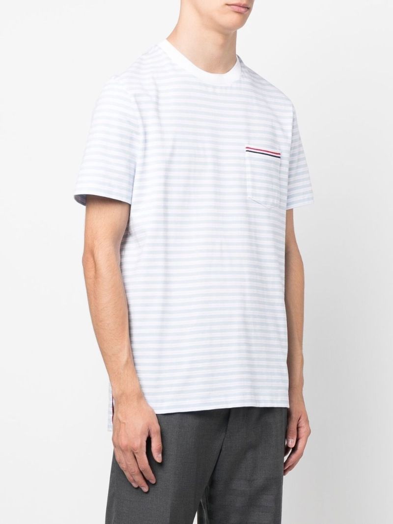 Blue Striped Cotton Shirt