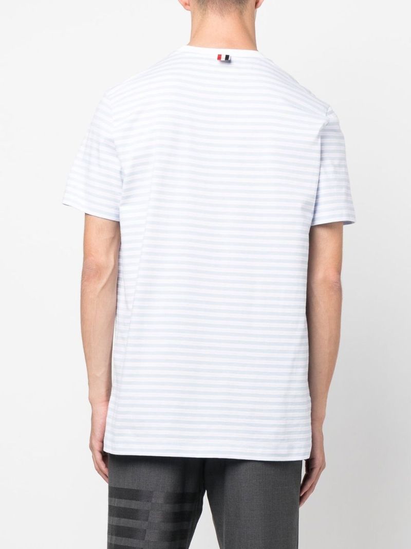 Blue Striped Cotton Shirt