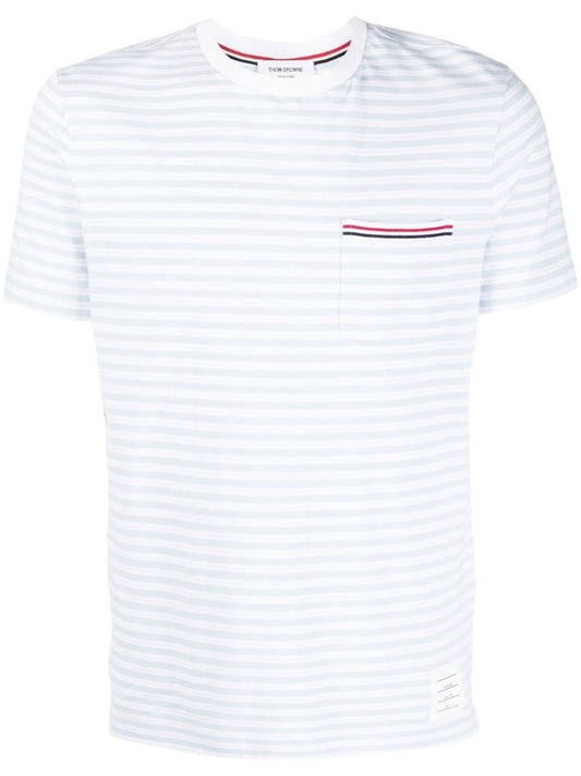 Blue Striped Cotton Shirt