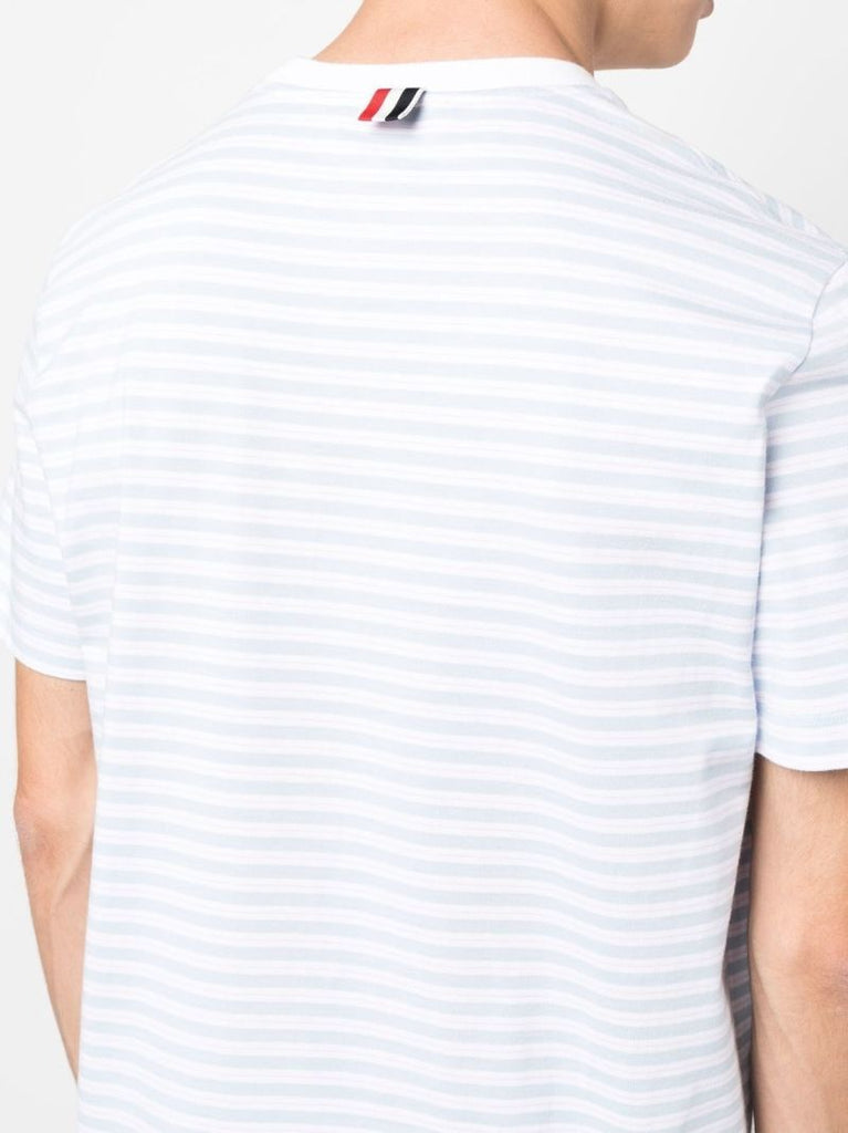 Blue Striped Cotton Shirt