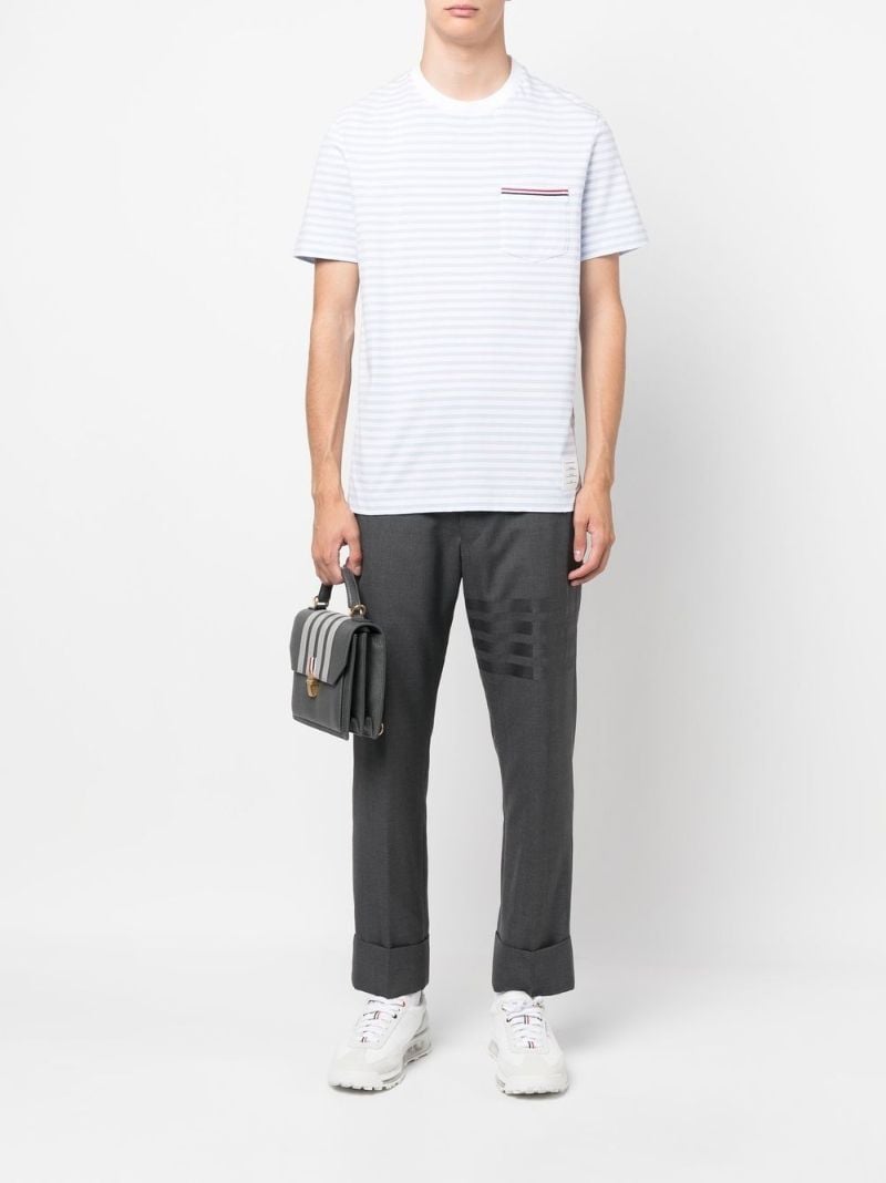 Blue Striped Cotton Shirt