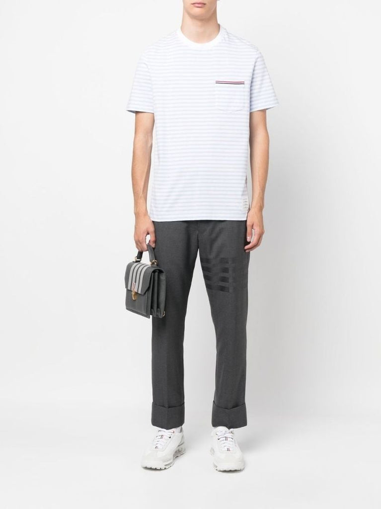 Blue Striped Cotton Shirt