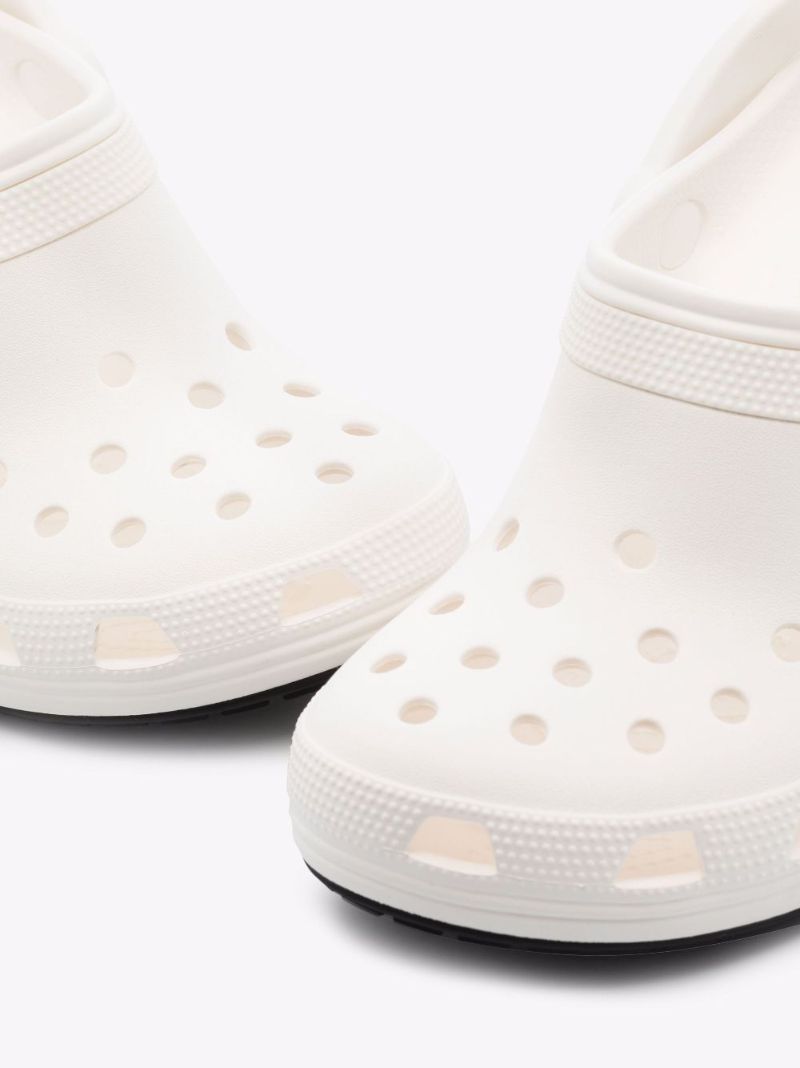 X Crocs White Madame 80 Slingback Pumps