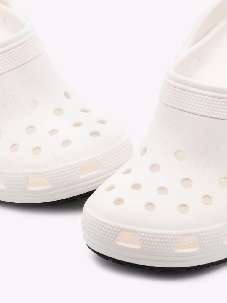 X Crocs White Madame 80 Slingback Pumps