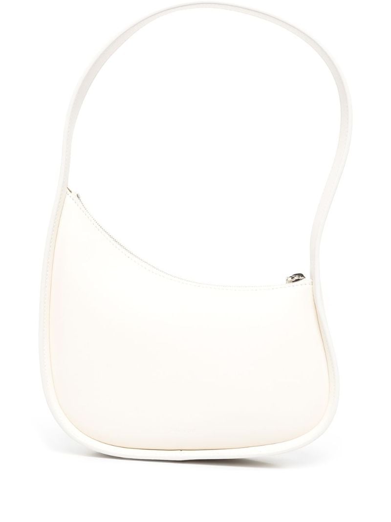 White Half Moon Tote Bag
