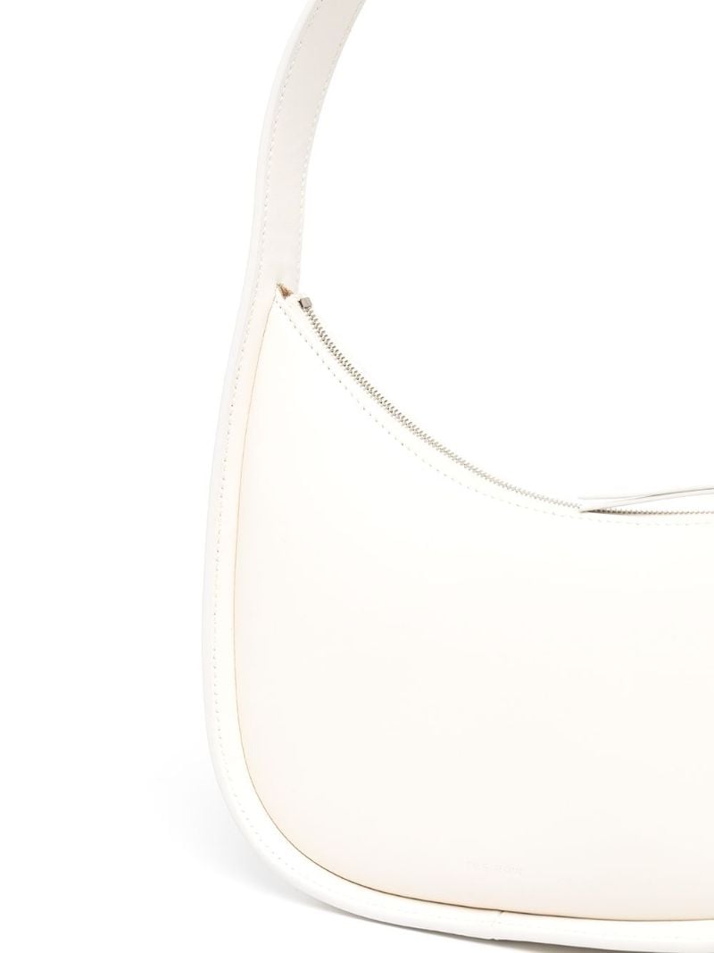 White Half Moon Tote Bag