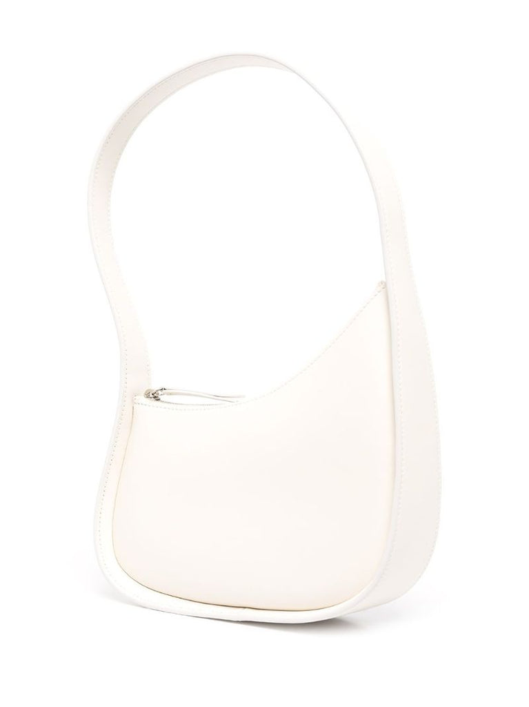 White Half Moon Tote Bag