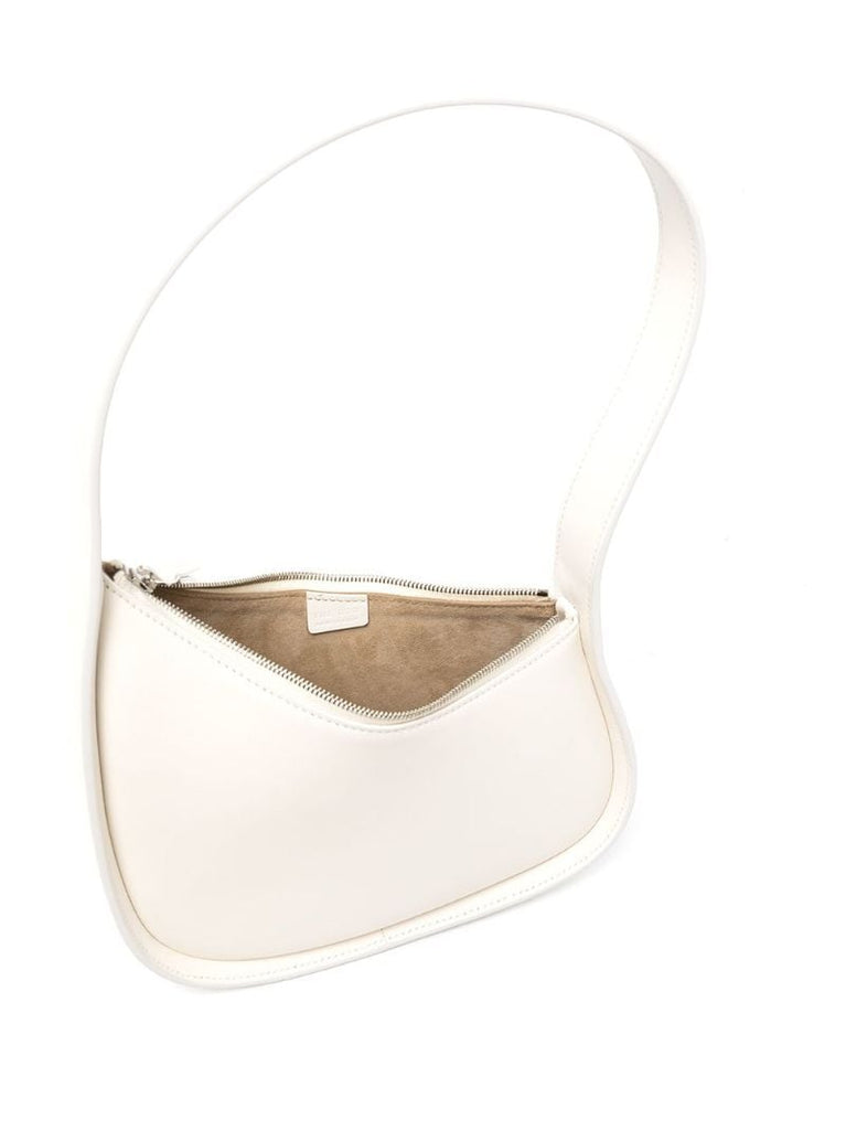 White Half Moon Tote Bag