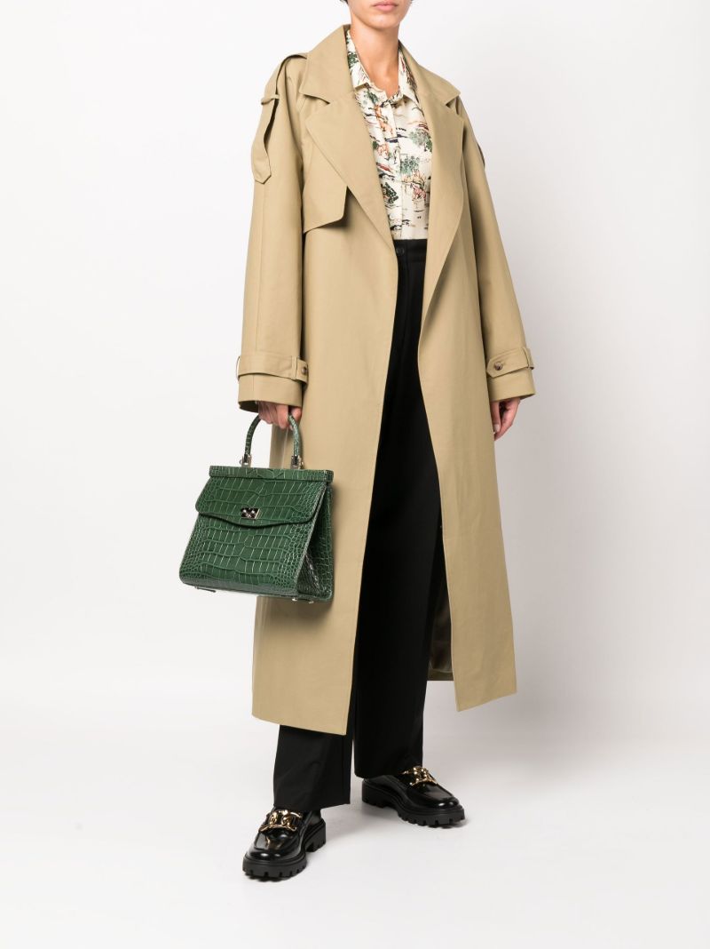 Neutral Suzanne Oversized Trench Coat