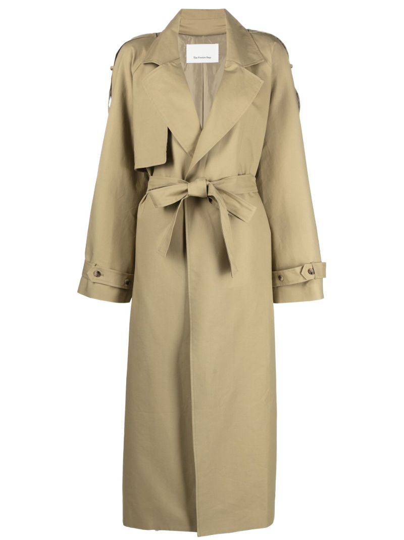 Neutral Suzanne Oversized Trench Coat