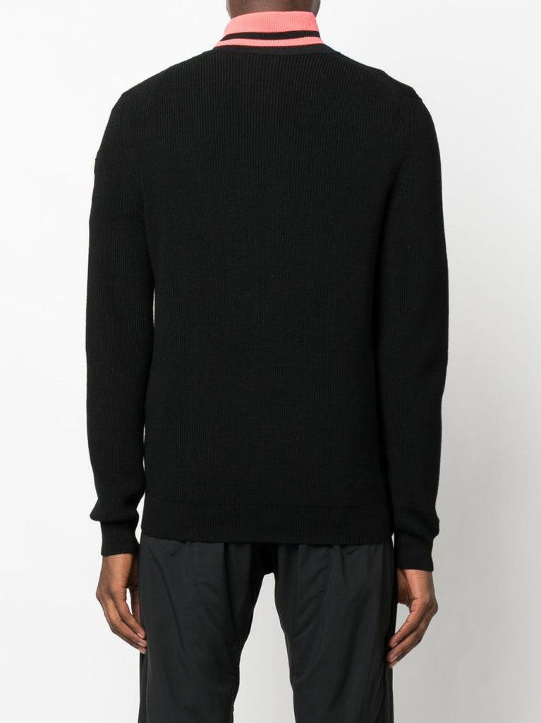 Black Turtleneck Wool Sweater