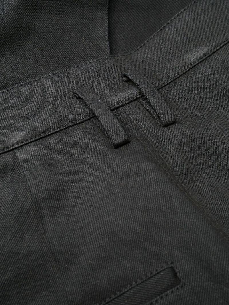 Black High-rise Tailored Jeans