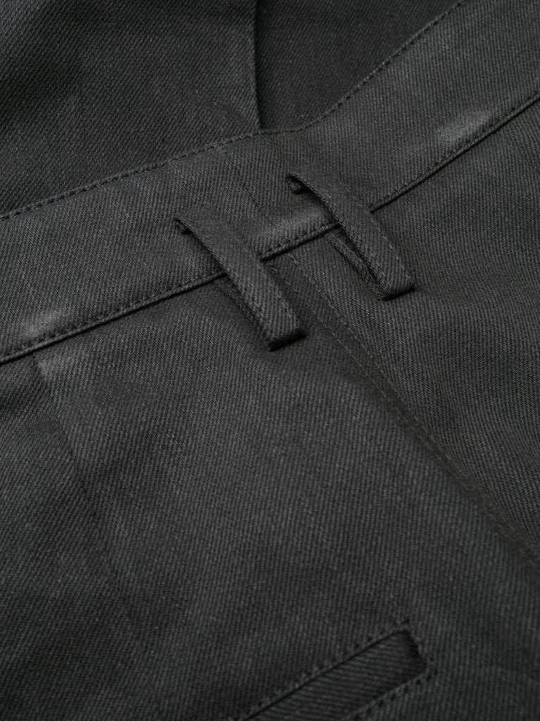 Black High-rise Tailored Jeans