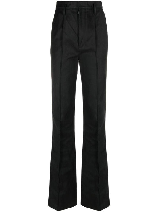 Black High-rise Tailored Jeans