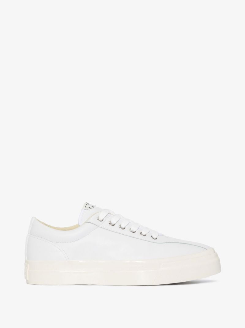White Dellow Low-top Leather Sneakers