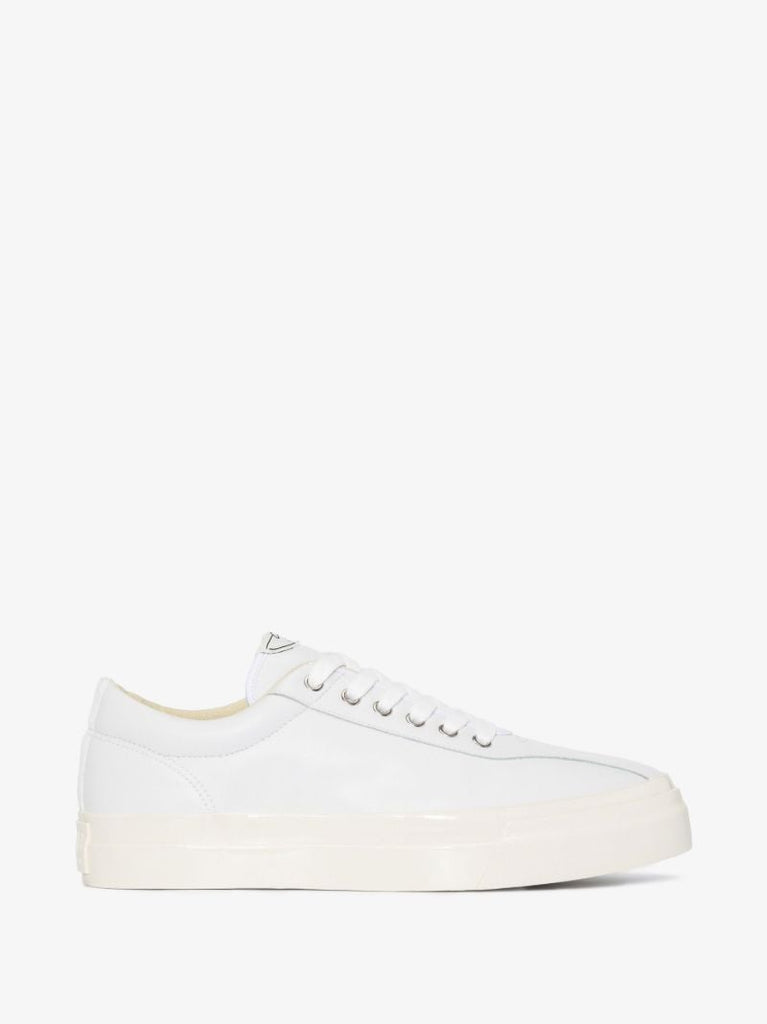 White Dellow Low-top Leather Sneakers