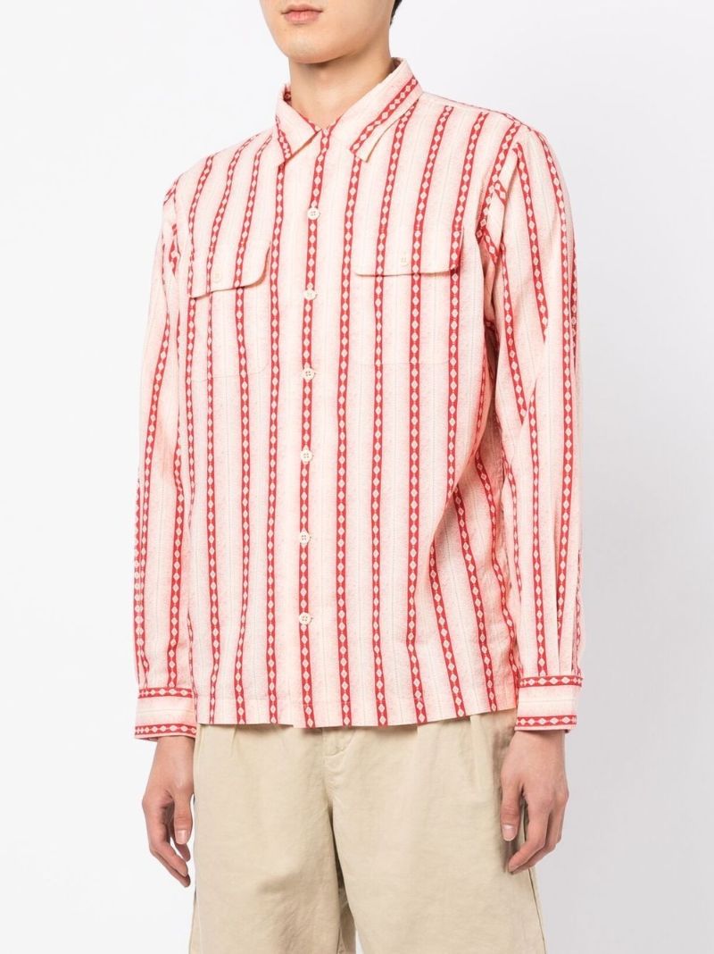 Pink Striped Shirt