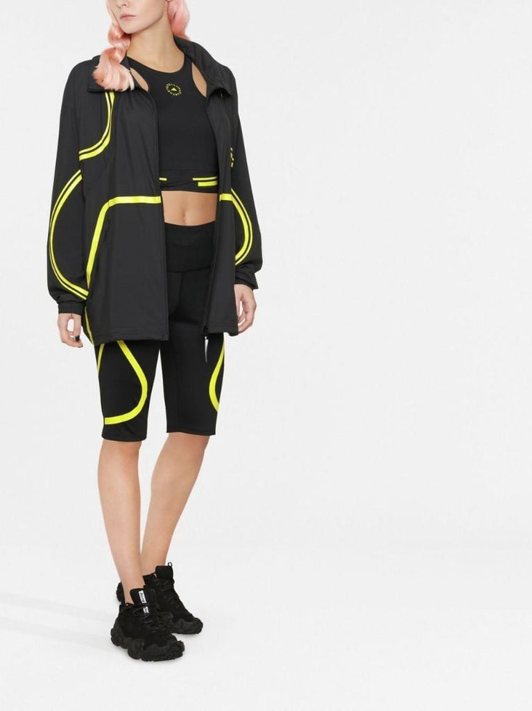 Black Truepace Running Crop Top