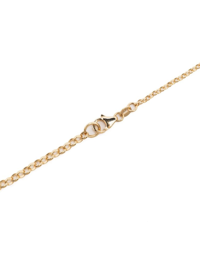 18k Yellow Gold Protection Lariat Necklace