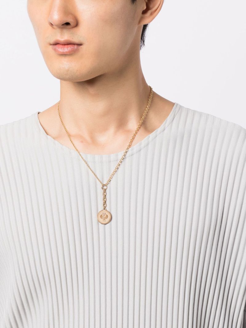 18k Yellow Gold Protection Lariat Necklace