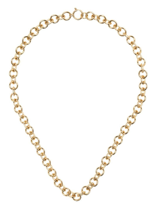 18k Yellow Gold Medium Belcher Chain Necklace