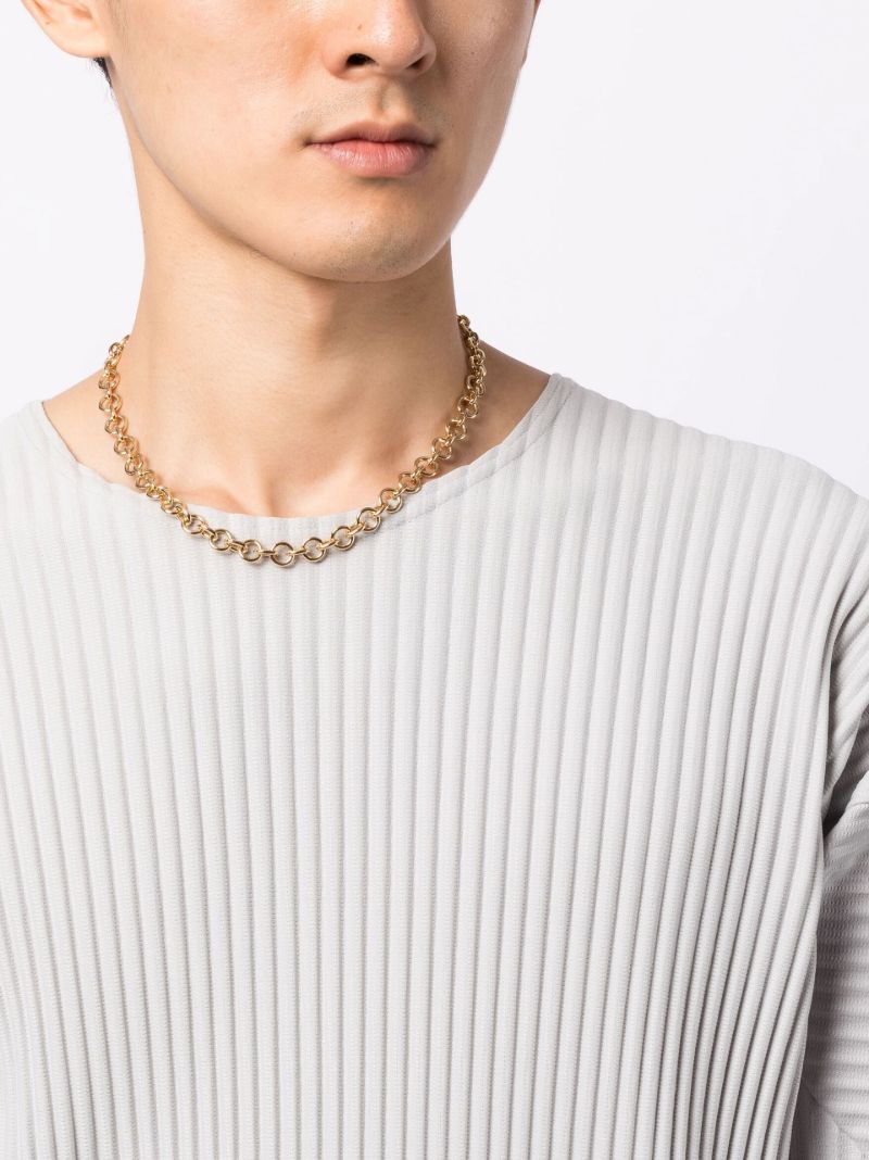18k Yellow Gold Medium Belcher Chain Necklace