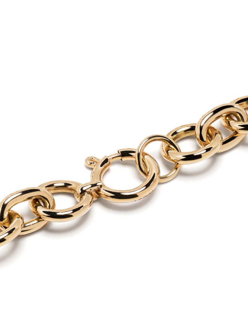 18k Yellow Gold Midsized Mixed Link Bracelet