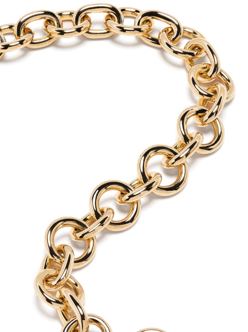18k Yellow Gold Midsized Mixed Link Bracelet