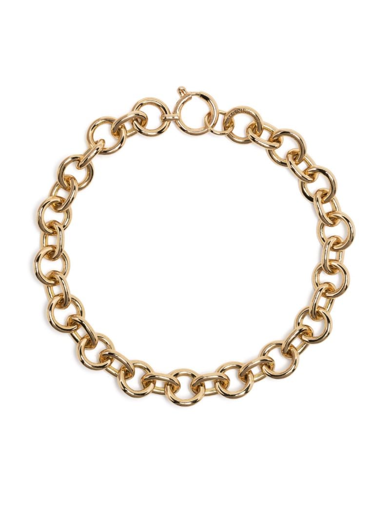 18k Yellow Gold Midsized Mixed Link Bracelet